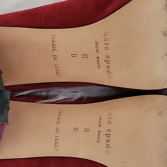Beautiful Kate Spade Velvet Peep-Toe Heels - Picture 9 of 13